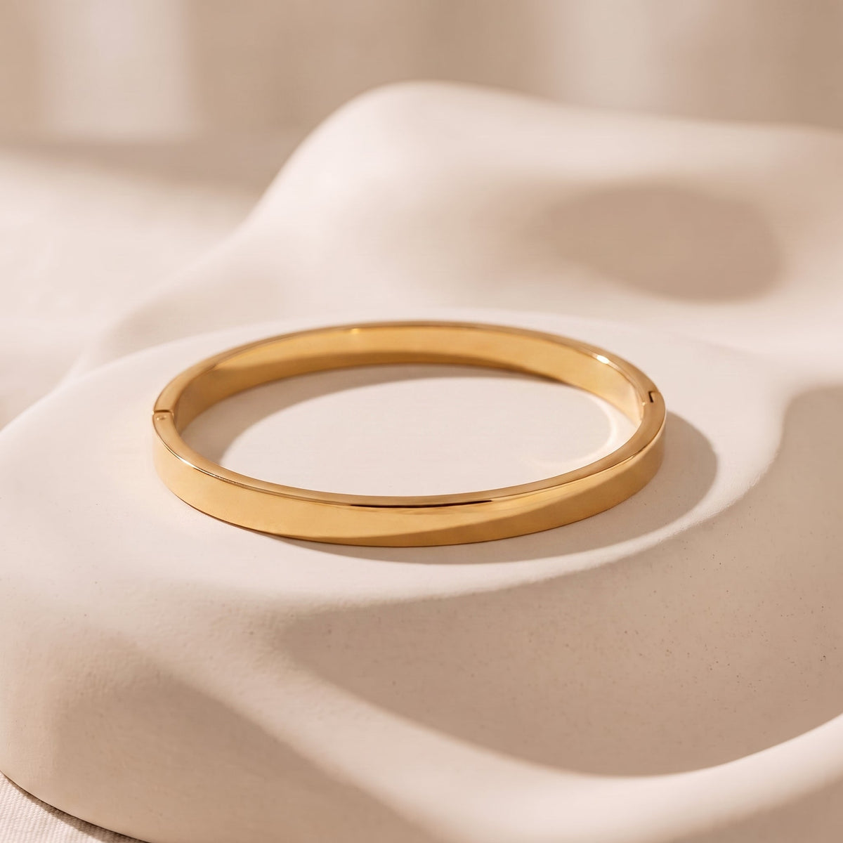 Plain Stackable Bangle Bracelet | 6MM