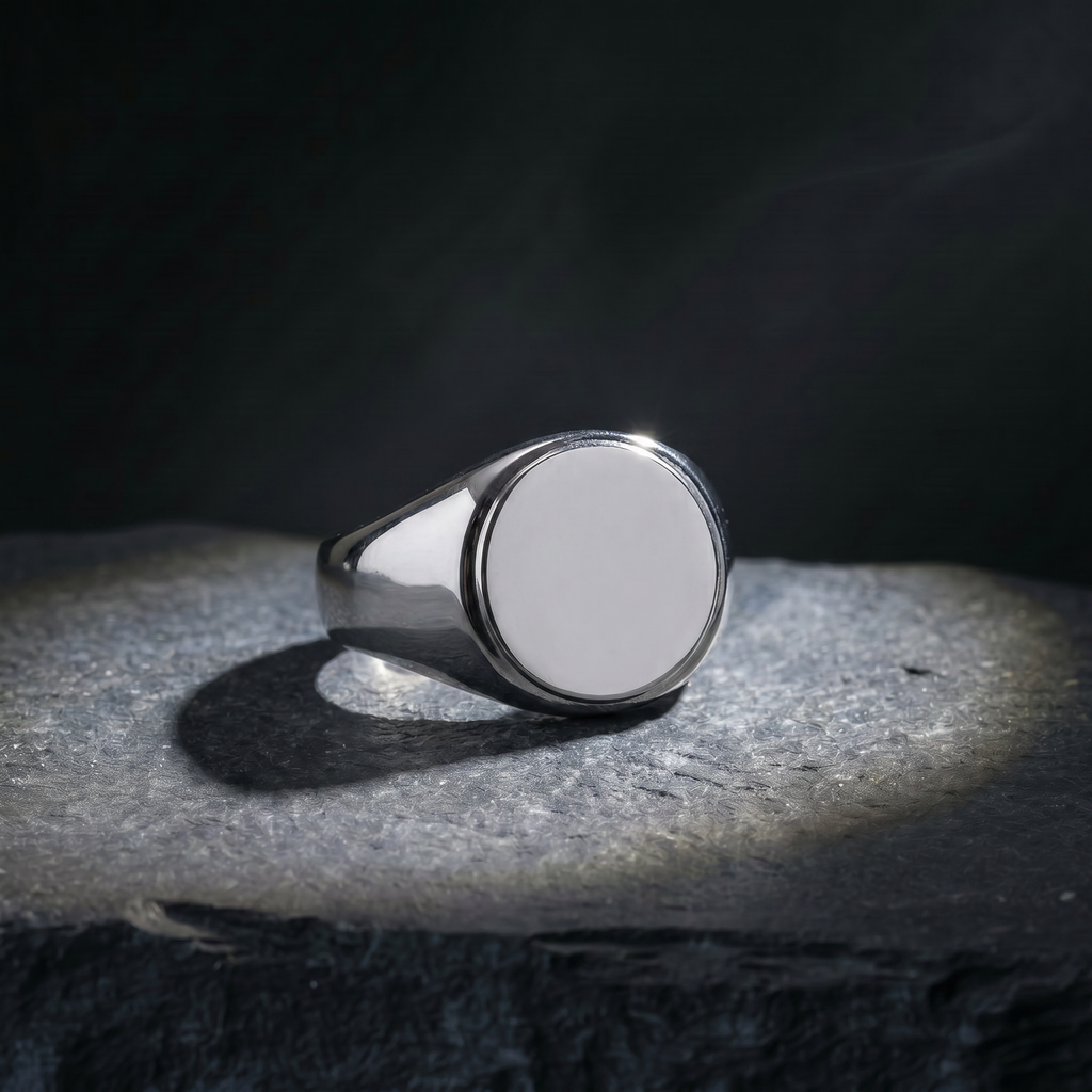 Classic Silver Circle Ring