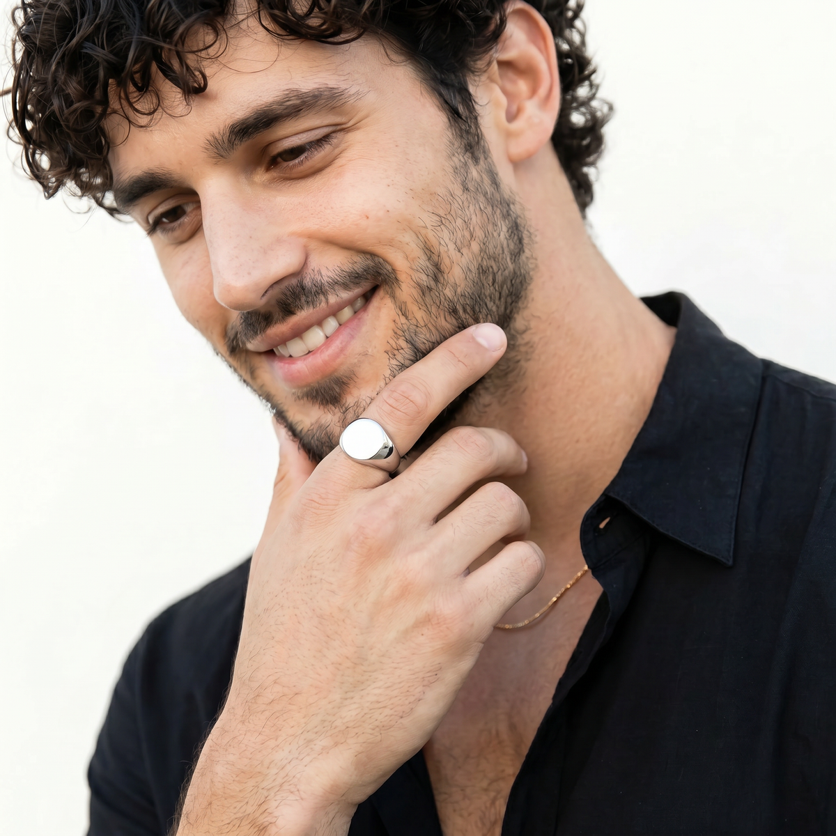 Classic Silver Circle Ring