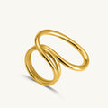 Irregular Modern Gold Ring