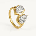 Aurora Glow Dual-Stone Ring