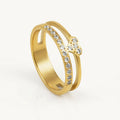 Subtle Shine Heart Ring