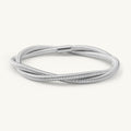 Silver Coiled Bangle