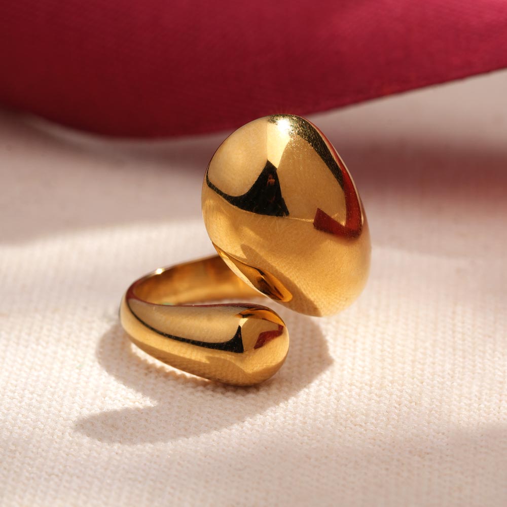 Molten Drop Statement Ring