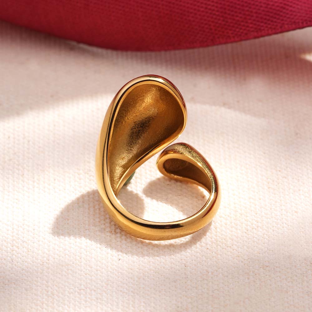 Molten Drop Statement Ring