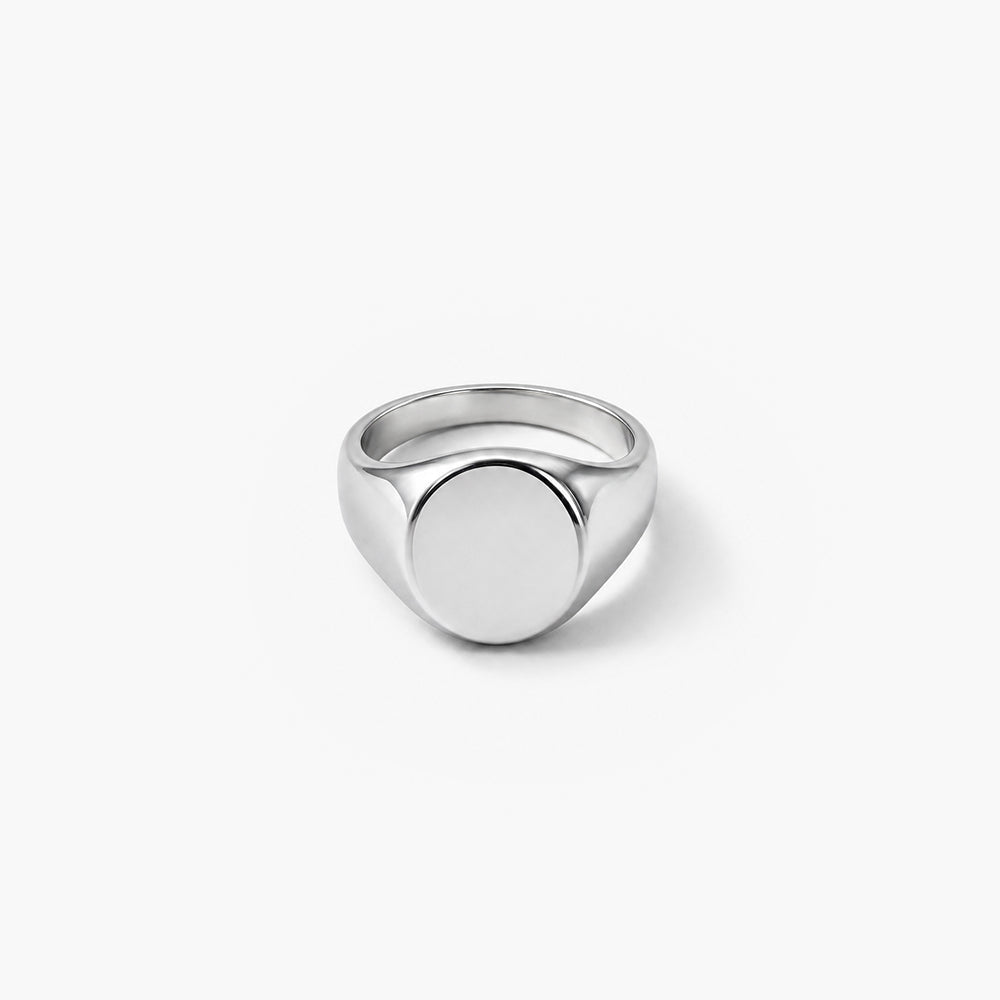 Classic Silver Circle Ring