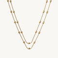 Dainty Beaded Chain Necklace
