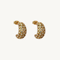 Sparkling Crystal Hoop Earring