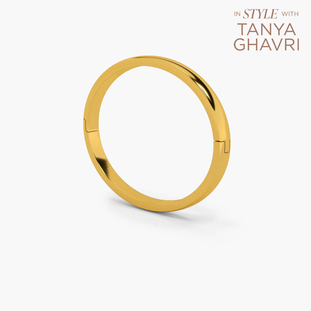 Plain Stackable Bangle Bracelet | 6MM