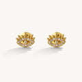 Lustre Crystal Halo Studs