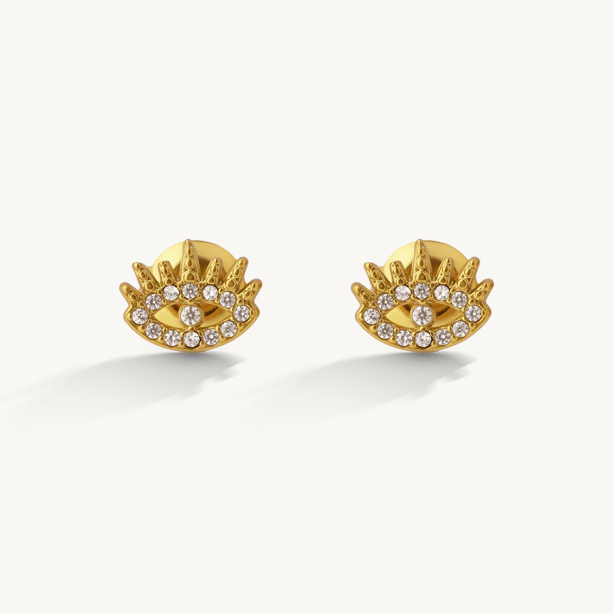 Lustre Crystal Halo Studs